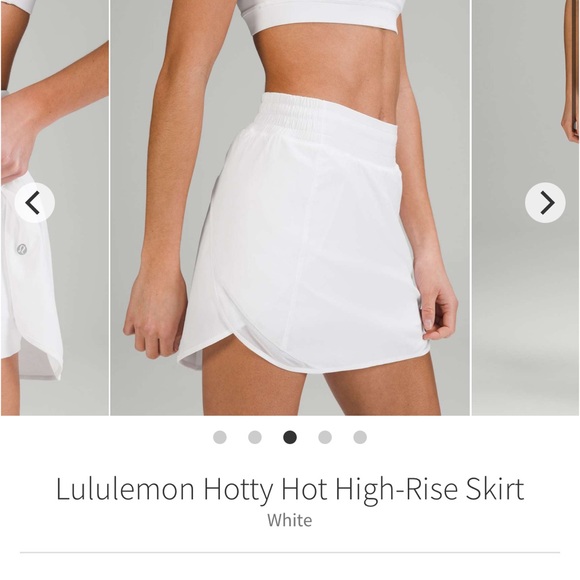 lululemon athletica Dresses & Skirts - Hotty hot high rise skirt